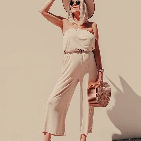 Tan Jumpsuit - Picture 3 of 5